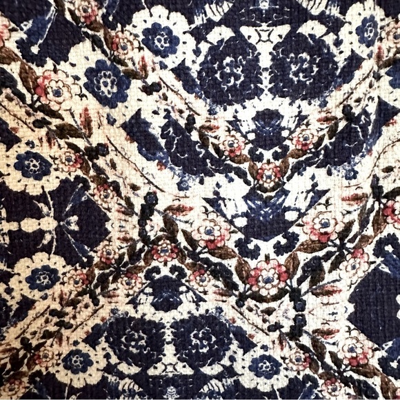 Joe Fresh Tweed Multicolored Floral Lined Mini Skirt Size 8 - Picture 5 of 9